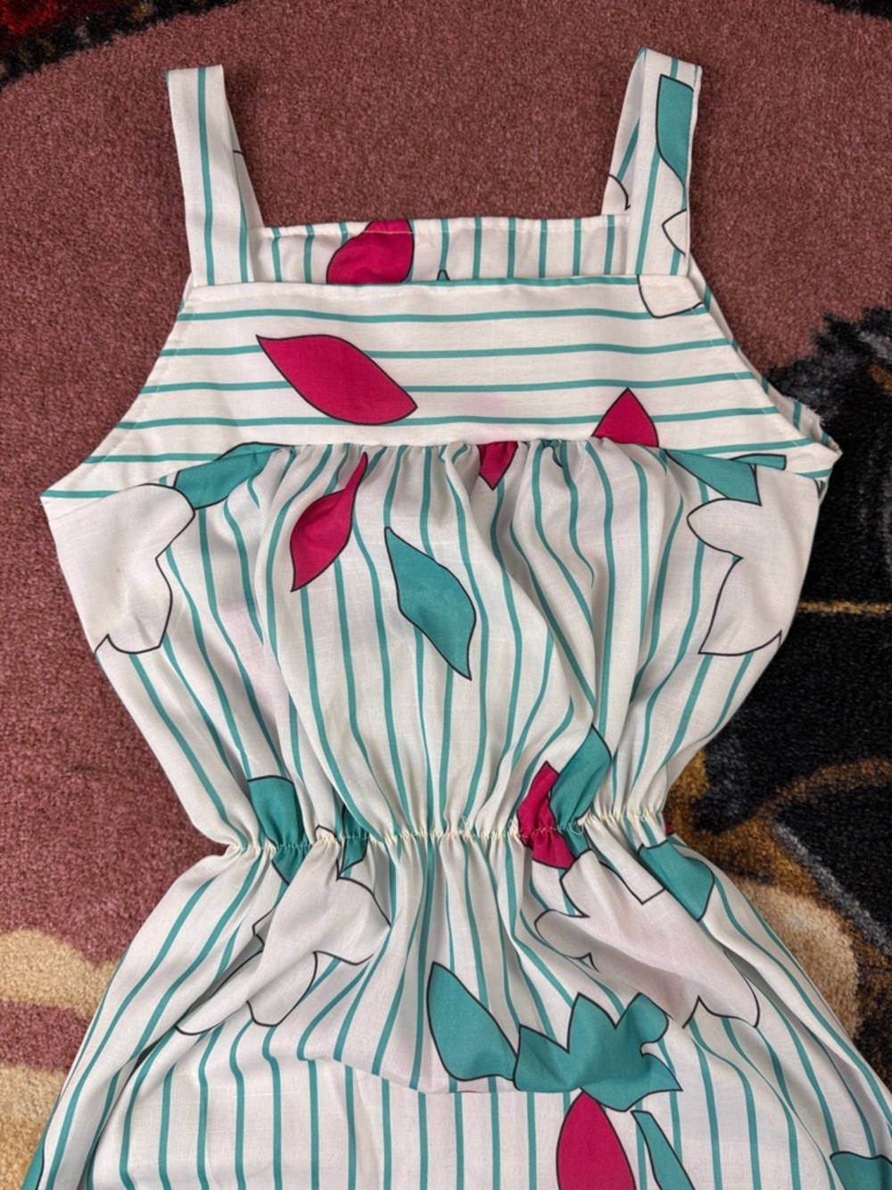 VINTAGE MIDI DRESS SMALL - Picture 4 of 9